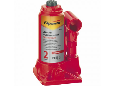 Домкрат гидравлический бутылочный, 10 т, h подъема 190-370 мм// SPARTA Compact