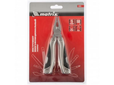 Трансформер, 15 функций, авторазжим, в чехле, 160 мм Matrix