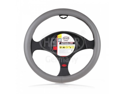 Чехол на руль Premium серый d 37-39 см