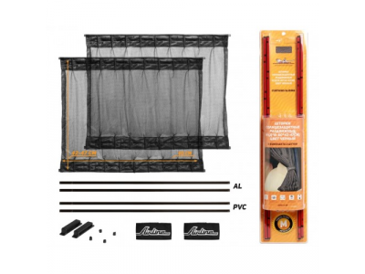 Шторки солнцезащитные раздвижные М ДхВ: 60х42-47см. AIRLINE