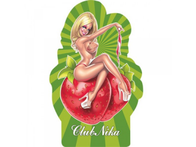 Ароматизатор воздуха подвесной картонный AZARD "Babies" ClubNika Клубника