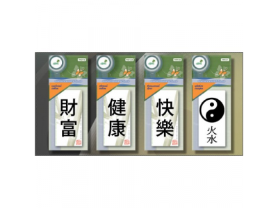 Ароматизатор воздуха подвесной JP "Инь Янь" цветок сакуры, 10шт