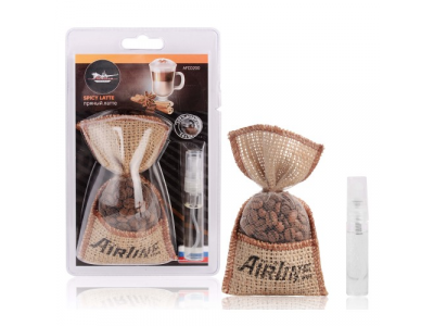 Ароматизатор "Кофе в мешочке со спреем" пряный латте