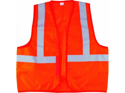 Жилет сигнальный, оранжевый, размер XL// СИБРТЕХ