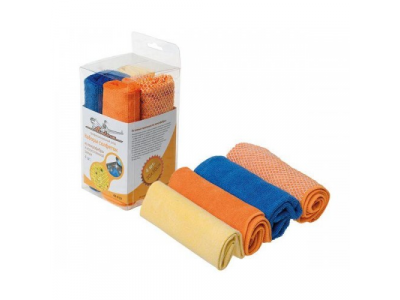 Салфетка микрофибра AIRLINE набор "треугольники" (4 шт 20*20)