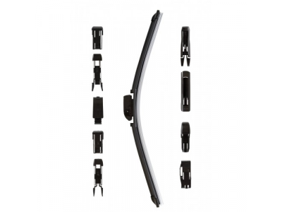 Щетка стеклоочистителя универсальная бескаркасная 425mm,10 адаптеров