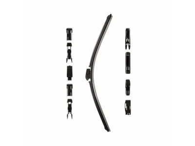 Щетка стеклоочистителя универсальная бескаркасная 550mm,10 адаптеров