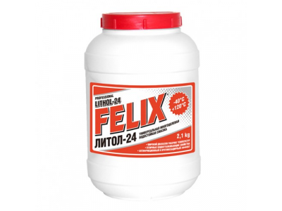 Смазка Литол-24 FELIX, банка, 2100 гр