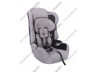 Кресло детское автомобильное "ZLATEK" КРЕС0167 "ATLANTIC" группы I-II-III, серый