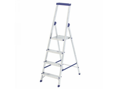 Стремянка алюминиевая с органайзером "УНИВЕРСАЛ", 4 ступени Сибртех Россия