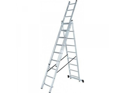 Лестница алюминиевая трёхсекционная ЛА 3х8 Вихрь