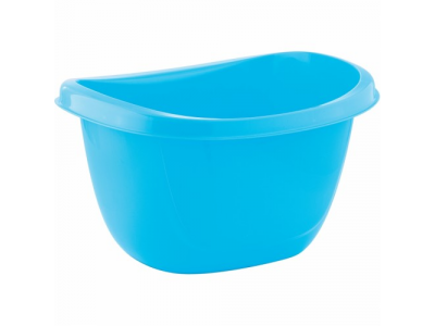 Таз пластмассовый овальный 16л, голубой //ТМ Elfe light /Россия