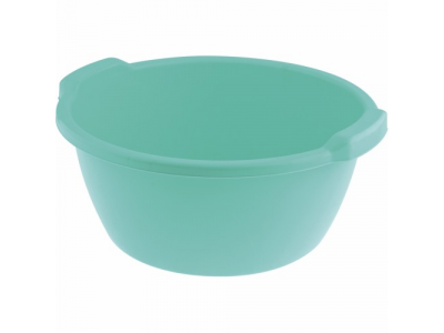 Таз пластмассовый круглый 8л, бирюзовый //ТМ Elfe light /Россия