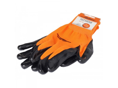 Перчатки с нитриловым покрытием "AIRLINE" с ценьным полиуритан покрытием ладони