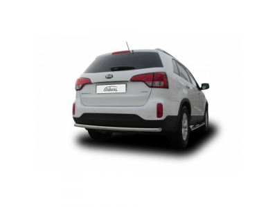 Защита заднего бампера Arbori d57 радиусная KIA SORENTO 2013-2014