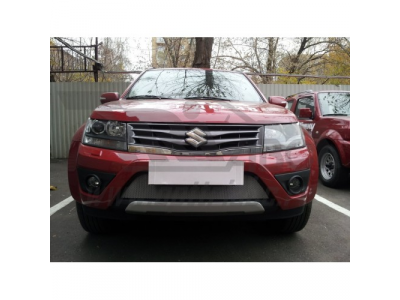 Защита радиатора Suzuki Grand Vitara 2012- chrome.