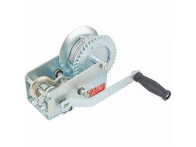 Лебедка шестеренчатая, тяга - 0,8 т, тросовая// MATRIX