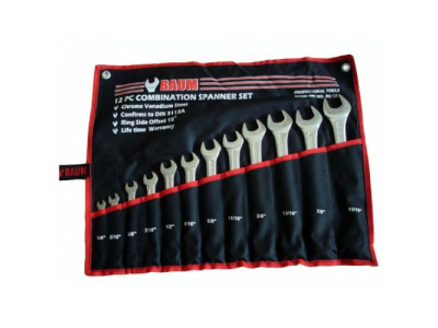30-12A Набор ключей комбинированных дюйм 12 пр 1/4"-15/16"