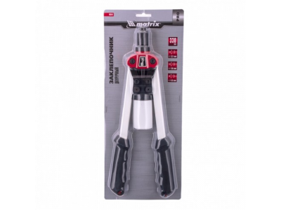 Заклепочник двуручный, 330 мм, заклепки 3,2-4,0-4,8 мм, Pro Matrix