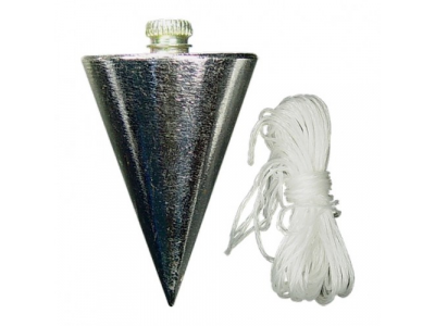 Отвес конусный, 400 г, шнур 5 м MATRIX