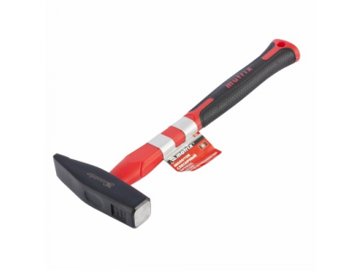 Молоток слесарный''optimal'',600 г,фибергласовая обрезиненная рукоятка,квадратный боек//MATRIX