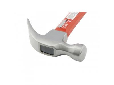 Молоток-гвоздодер, 450 г, боек 27 мм, фибергласовая обрезиненная рукоятка// MATRIX