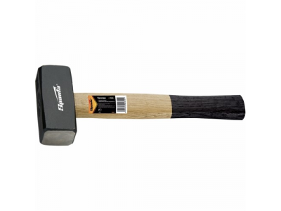 Кувалда, 1000 г, кованая головка, деревянная двухцветная рукоятка// SPARTA