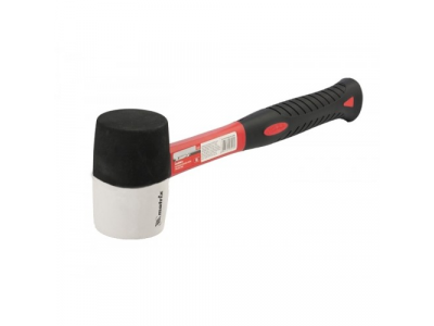 Киянка резиновая, 450 г, черно-белая резина, фибергласовая рукоятка// MATRIX