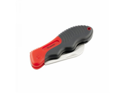 Нож электрика, складной, изогнутое лезвие, эргономичная двухкомпонентная рукоятка//MATRIX