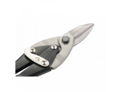 Ножницы по металлу, 250 мм, пряморежущие, обрезиненные рукоятки// MATRIX