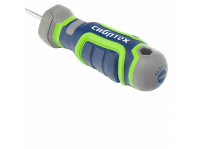 Отвертка SL3 х 100 мм, CrV, четырехкомпонентная рукоятка Сибртех