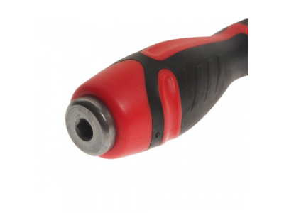 JTC Отвертка шлицевая SL 6.5х100мм усиленная со сквозным стержнем JTC