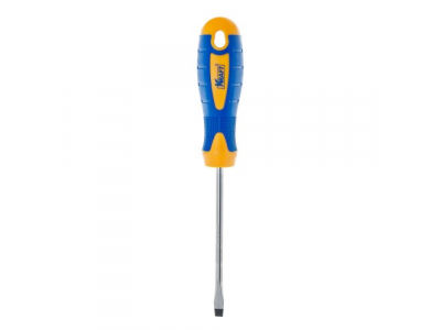 Отвертка шлицевая 5х38 ( Cr-V; двухкомп. рукоятка; намагничен. наконечник)