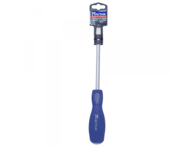 Отвертка шлицевая Slotted 8.0 x150 мм, силовая, держатель, МАСТАК