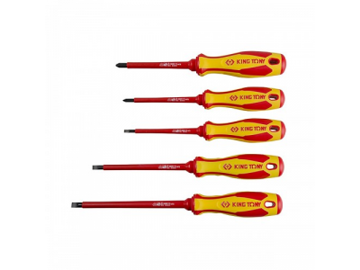 Набор отверток, диэлектрические, 5 предметов KING TONY