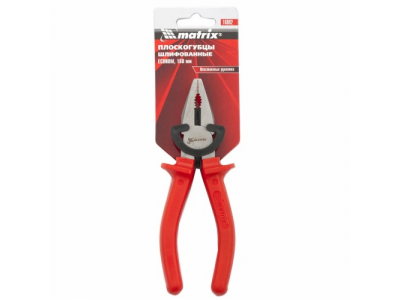 Плоскогубцы Econom, 200 мм, шлифованные, пластмассовые рукоятки// MATRIX