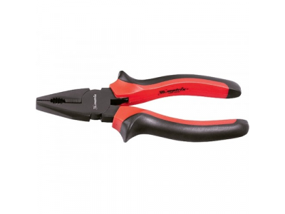 Плоскогубцы Black Nickel, 180 мм, комбинированные, двухкомпонентные рукоятки// MATRIX