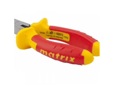 Длинногубцы изогнутые Insulated, 160мм, двухкомпонентные рукоятки// MATRIX PROFESSIONAL