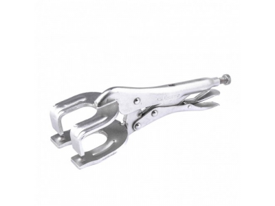 Зажим ручной, двойной, точечная фиксация, 225 мм Сибртех