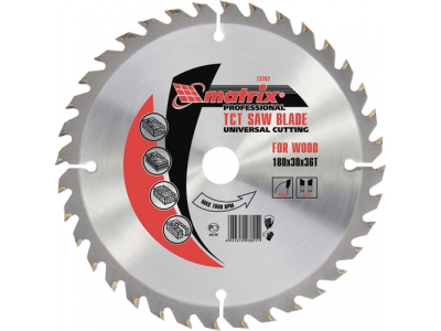 Пильный диск по дереву, 305 х 30мм, 72 зуба MATRIX Professional