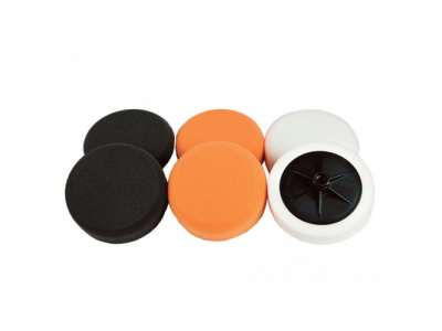 Полировальный круг на липучке оранжевый (жесткий)