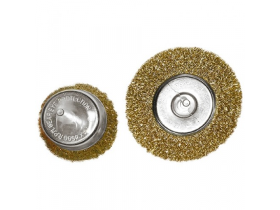 Набор щеток для дрели, 2 шт., 1 плоская, 100 мм, + 1