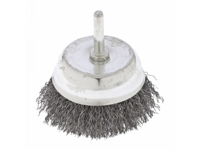 Щетка для дрели, 75 мм, "чашка" со шпилькой, витая проволока СИБРТЕХ
