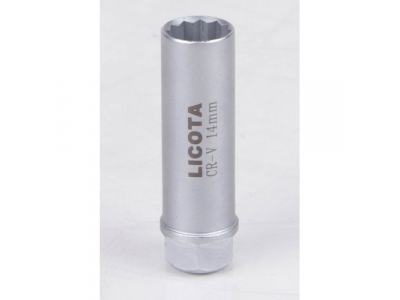 Головка свечная пружинная 14мм 3/8" 12гр.