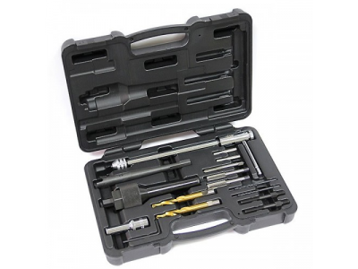 Набор для обслуживания колодцев свечей накаливания, кейс, 16 предметов