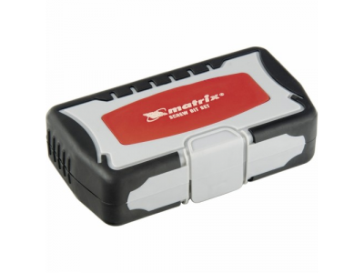 Набор бит и свёрл,магнитный адаптер,CrV, в пласт. боксе,40шт.//MATRIX