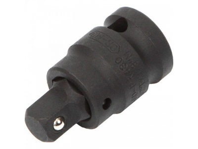 Переходник ударный 1/2"-3/8", со сменным квадратом