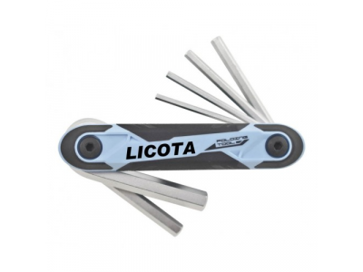 Набор ключей 6 гранных складных, 6 пр., 2.5-8мм