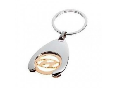 Брелок Hyundai серебристый, артикул R8480AC501H