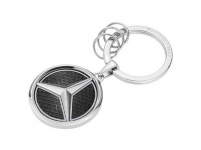 Брелок Mercedes-Benz Key Ring, Las Vegas, silver / black / white, артикул B66958326